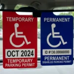 what does a red handicap placard mean