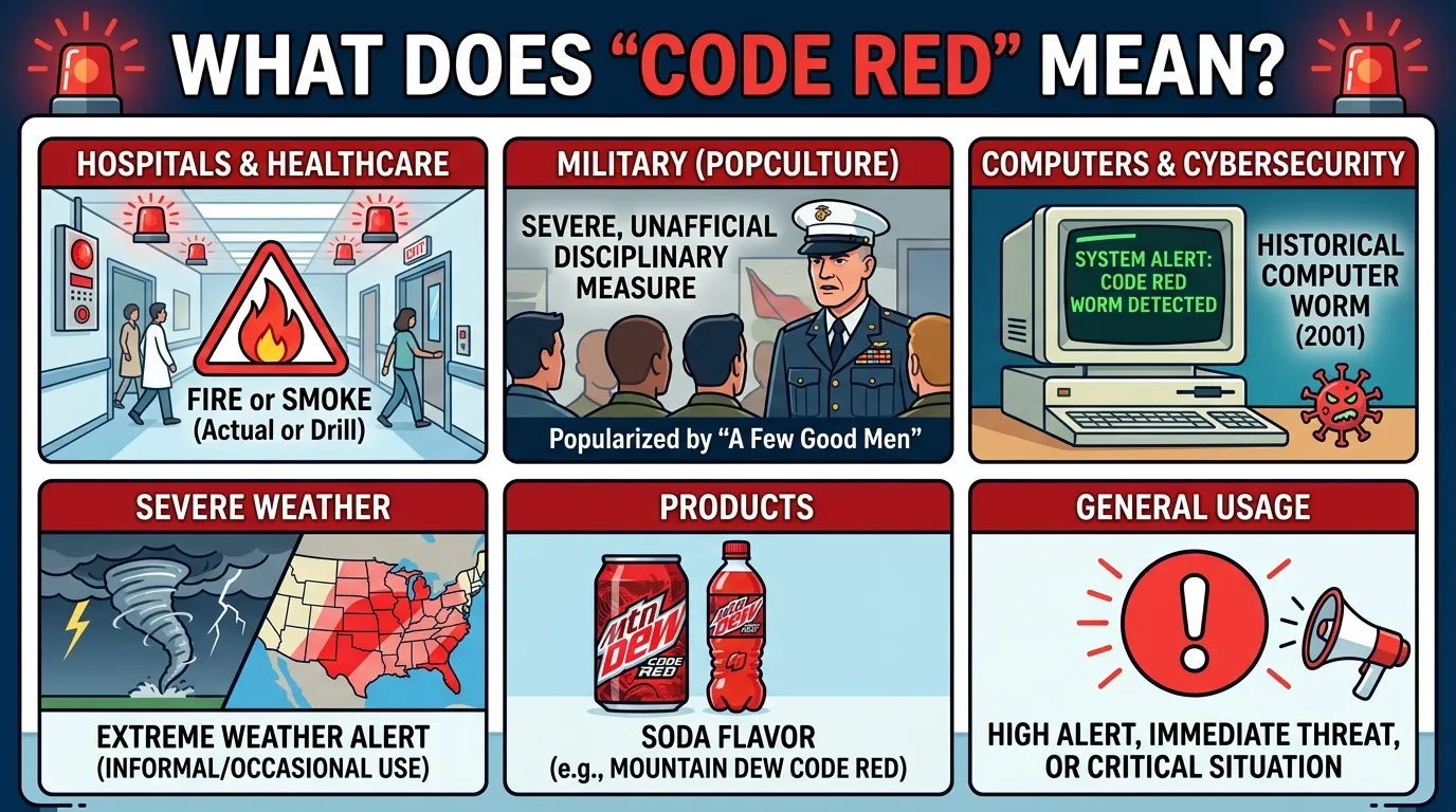 What Does Code Red Mean
