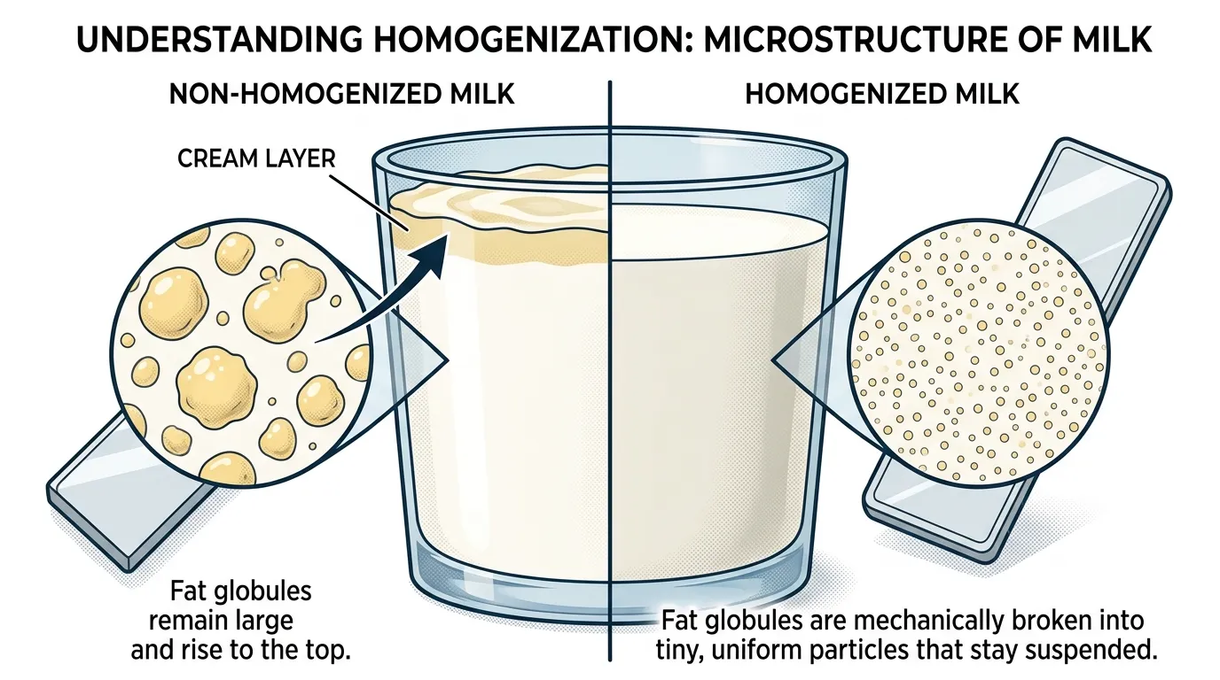 What Does Homogenized Milk Mean
