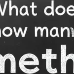 what does how many mean in math